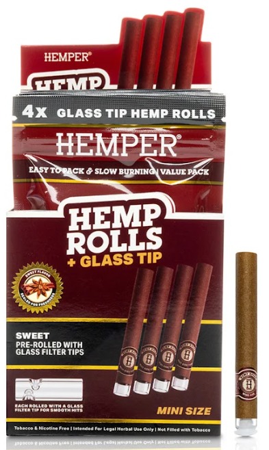 Gl. Tip rolls sweet 4pk mini Hemper