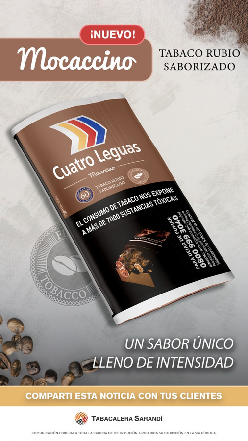 Tabaco Cuatro Leguas MOCACCINO