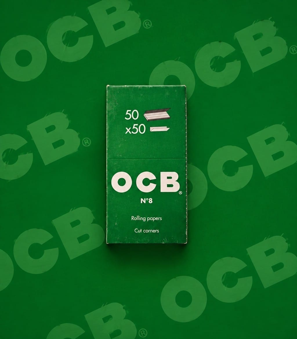OCB Verde Nº 8   caja x 50 Lib. 50 hojas 